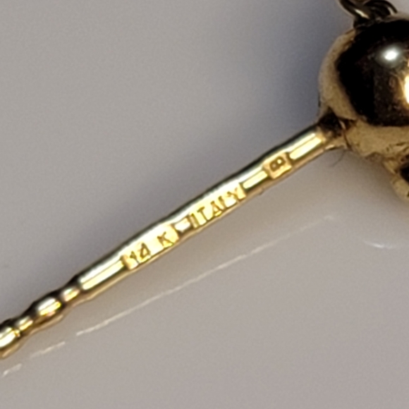 14k Yellow Gold and Murano Venetian Glass Demi Parure - Picture 10 of 14